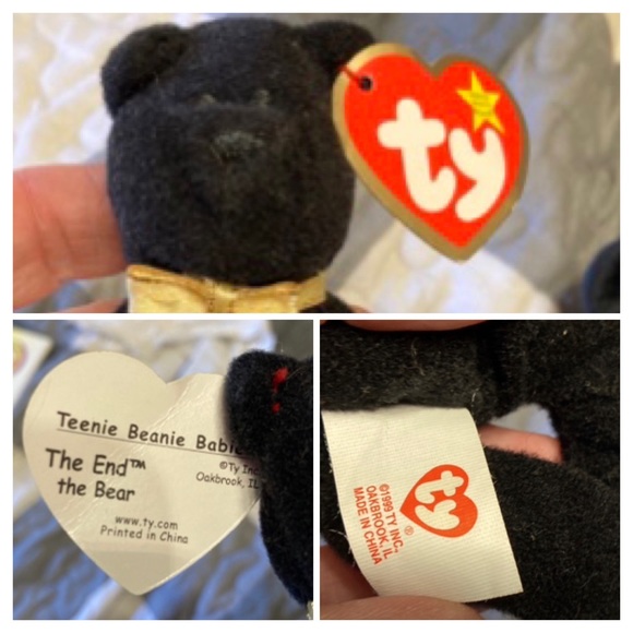 Ty Beanie Bundle: “The End” Ty Beanie Baby and Teenie - Picture 11 of 15